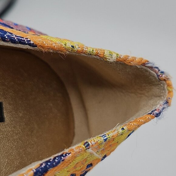 Prada Multicolor Floral Brocade Jacquard 20mm Espadrille EU 39 (US 8.5) - Picture 9 of 12